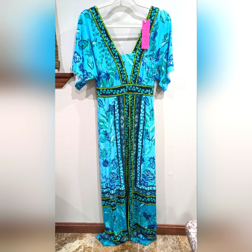 Lilly Pulitzer Ilia Elbow Sleeve Maxi